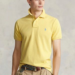 Men’s Yellow Polo Ralph Lauren Classic Fit XL